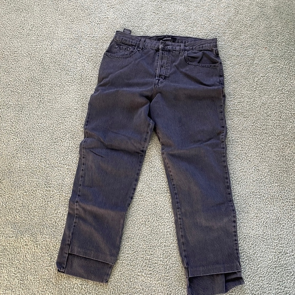 J brand black wide leg jeans
